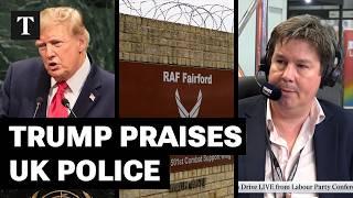 Trump Praises UK Police Response To RAF Fairford Incident