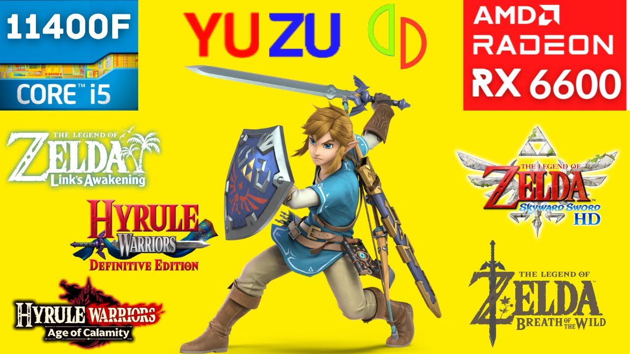 YuZu EA - Zelda: Breath of the Wild - RX 6600 + i5 11400F 