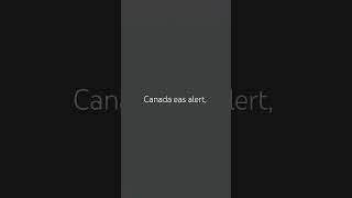  Canada alert, sound 