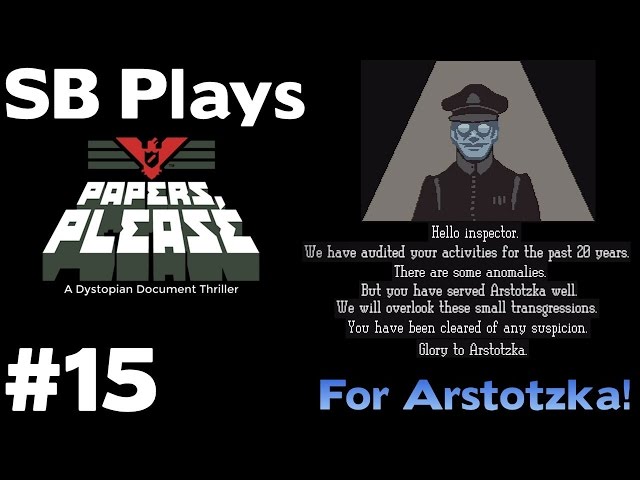 Papers, Please: the voice of Arstotzka