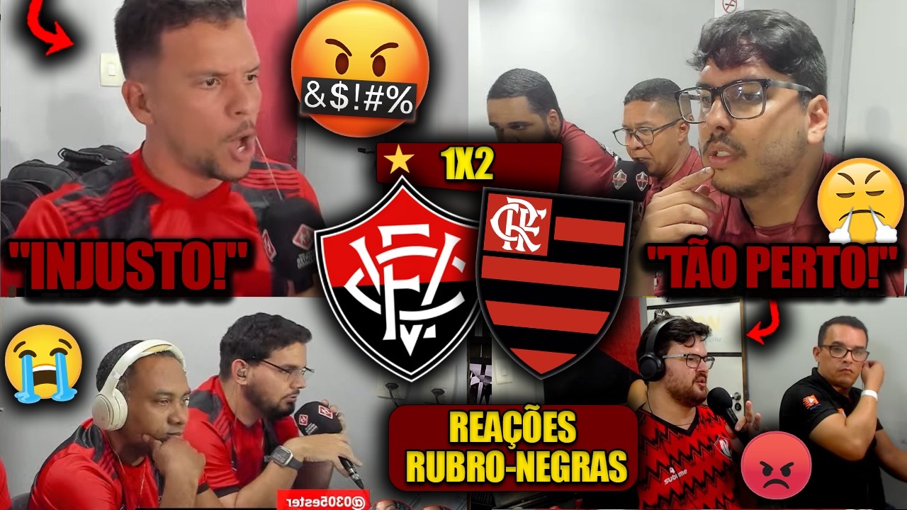 REAÇÕES do VITÓRIA - VITÓRIA 1x2 FLAMENGO - BRASILEIRÃO 2026 - REACT do FLA!