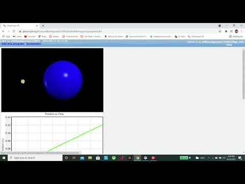GlowScript Lab 1 Code