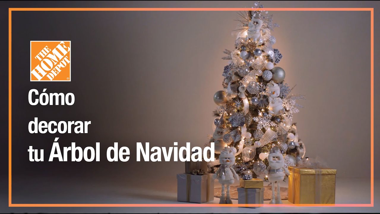 Cómo decorar un árbol de navidad | Navidad | The Home Depot Mx - YouTube