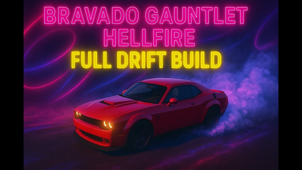 GTA Online Bravado Gauntlet Hellfire Full Drift Build YouTube 