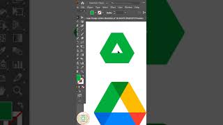 Google Drive Logo Design adobe illustrator- Google Drive Logo Drawing Adobe Illustrator CC