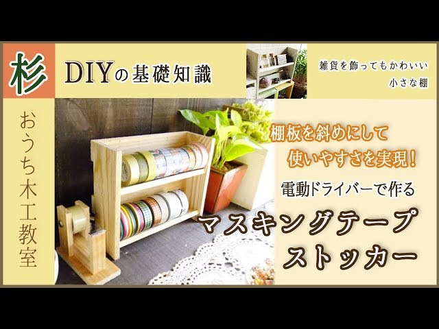 Since it's a storage shelf for masking tape, the shelves are