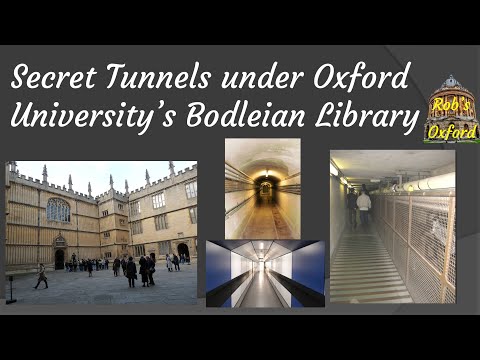 Secret Tunnels beneath the famous Bodleian Library of Oxford University