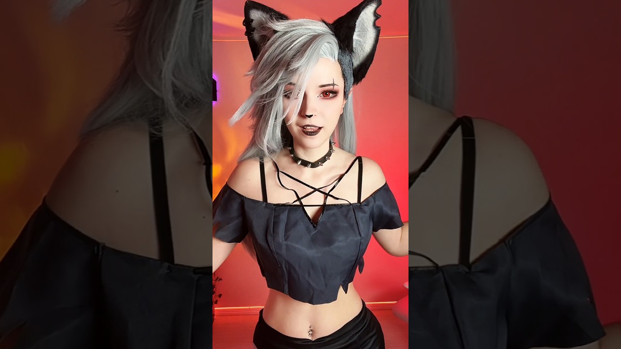 🐺🖤 #cosplay #egirl #cosplaygirl #helluvaboss #loona #loonacosplay #helluvabosscosplay