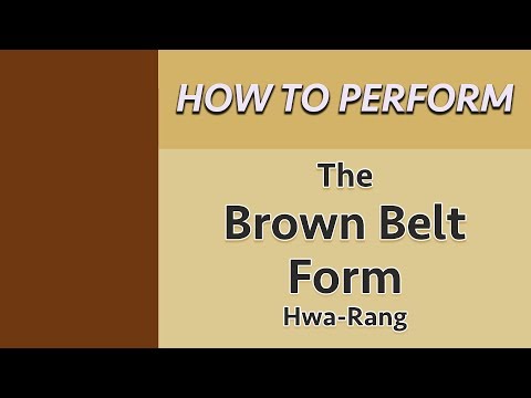 How to Perform the Brown Belt Form (Hwa-Rang)