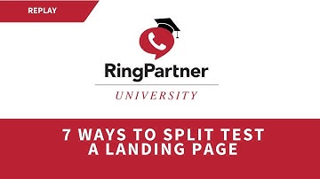 7 Ways to Split Test a Landing Page 2017 04 27