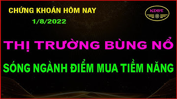 Chứng khoán hôm nay - Nhận định thị trường 1/8/2022: Vnindex bùng nổ | Điểm mua cổ phiếu