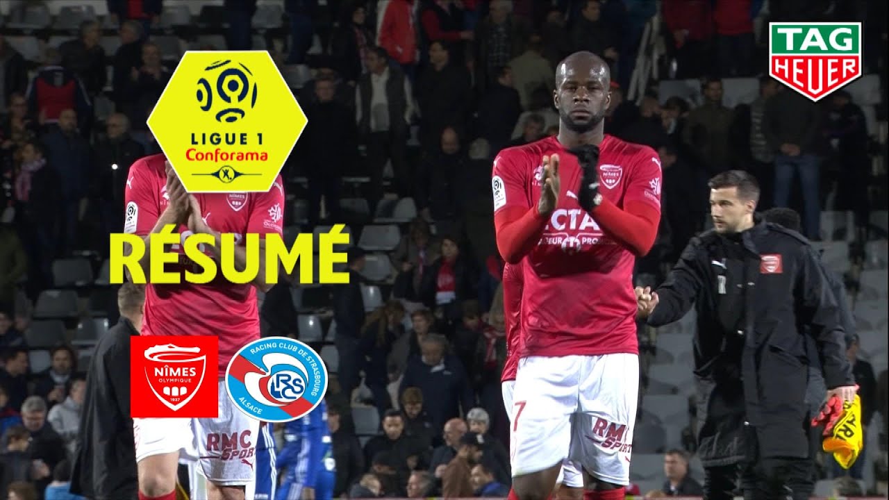 Nîmes Olympique - RC Strasbourg Alsace ( 2-2 ) - Résumé - (NIMES - RCSA) / 2018-19