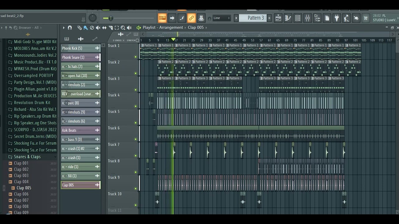 new minus bit sad for rap _ новый минус бит грустный для рэп 