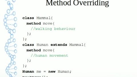 OOP 3   Method Overriding