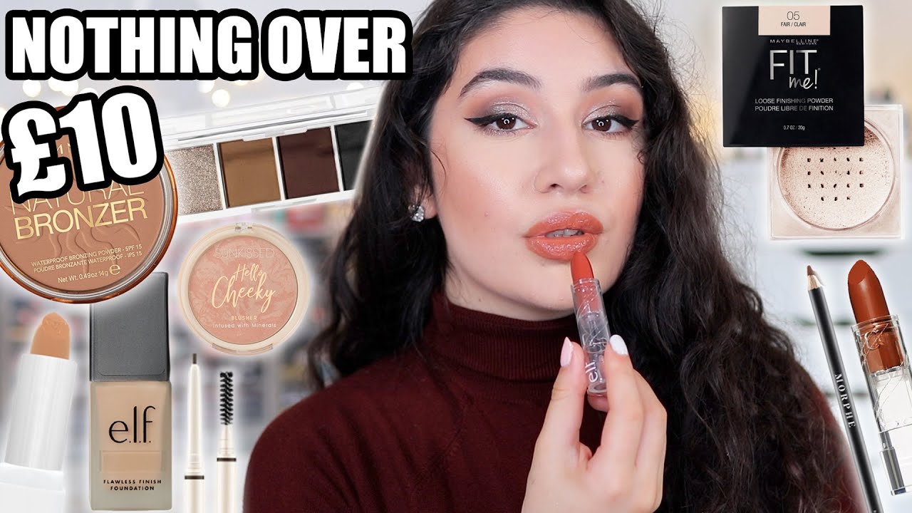 FULL FACE of MAKEUP UNDER £10 *AFFORDABLE & AMAZING* YouTube