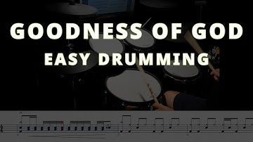 Goodness of God | Bethel Music | Easy Worship Drumming | Shawn Drum Studio