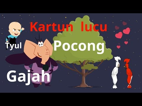 Kartun Lucu Pocong Gajah dan Tuyul - Funny Cartoon - Hantu Lucu 