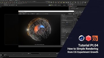 How to Simple Rendering | Cinema4D & Houdini tutorial beginner(include project file) Tutorial Pt.04