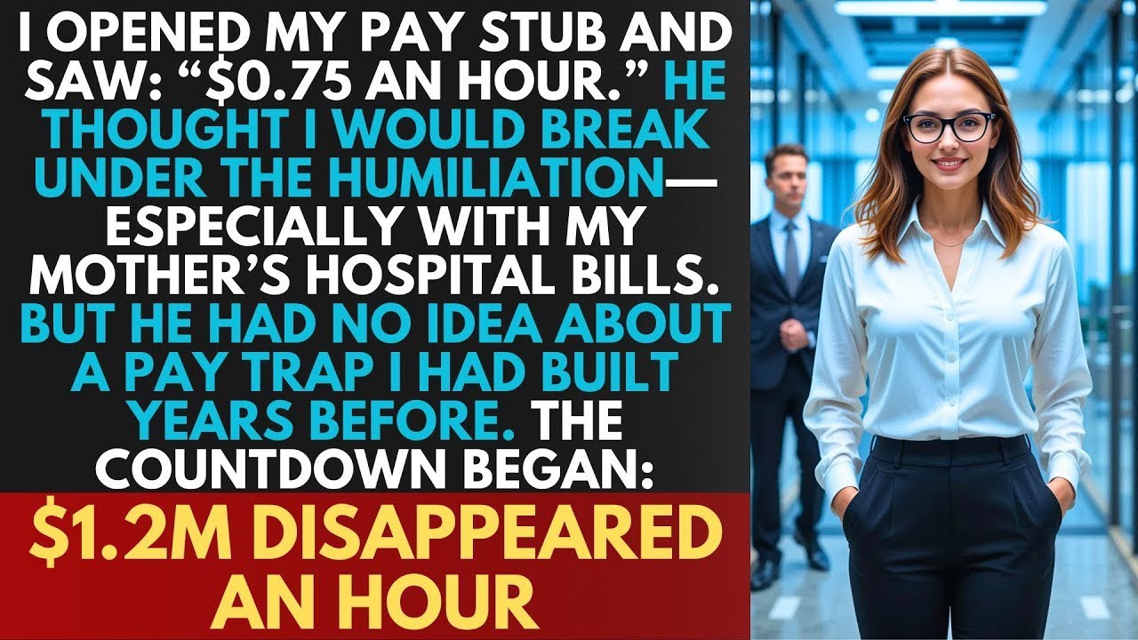 Unbelievable: $1.2M Disappears Every Hour Because My Boss Cuts My Salary To $0.75 To Promote His Son