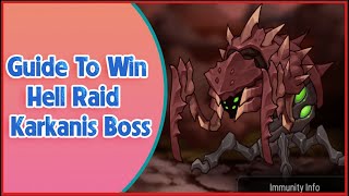 Famous [Epic Seven] Details Guide To Win - Hell Raid Boss Executioner Karkanis Profile
