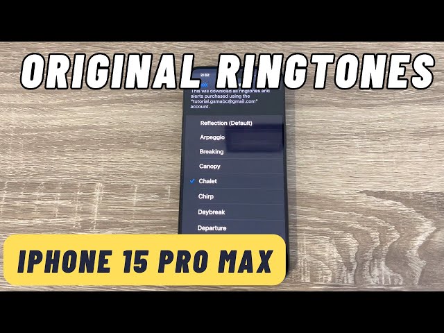 ORIGINAL RINGTONES iPhone 15 Pro & Pro Max (2023) IOS 17 class=