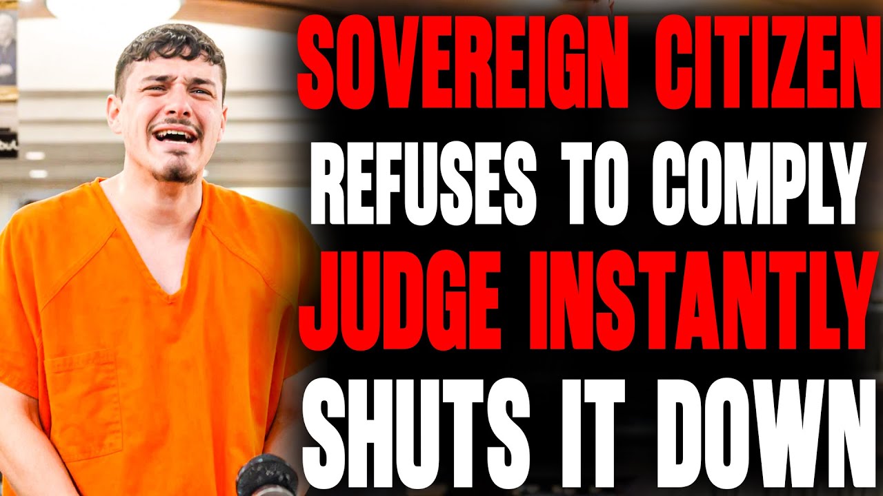 Judge DESTROYS sovereign citizen in court After Fake Law Argument Implodes