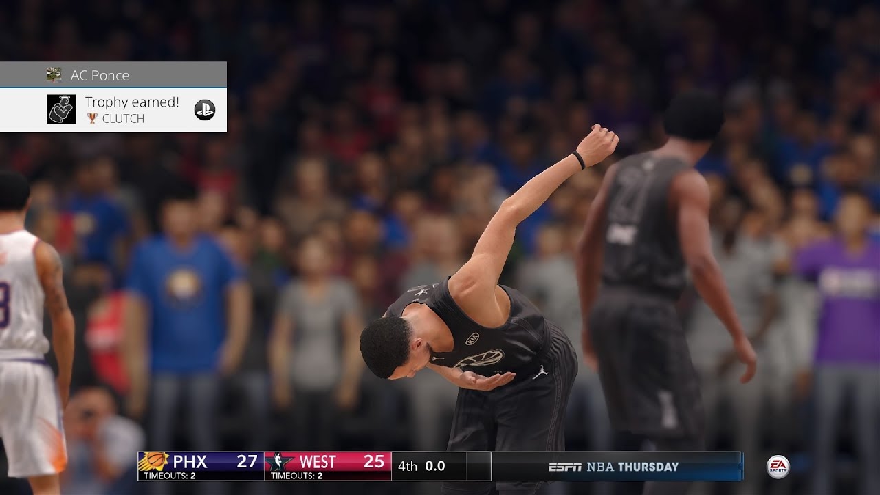 NBA LIVE 18 CLUTCH Trophy YouTube