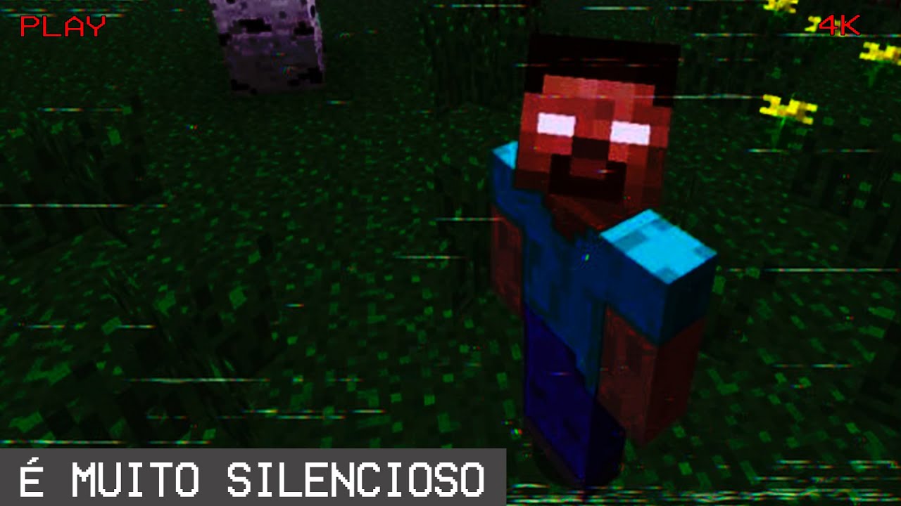 MINECRAFT É UM JOGO DE TERROR! 