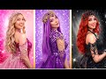 De CUTE a GÓTICO en segundos?! 😳💗💜 Glow-Up de Sirena Rosa vs Morada