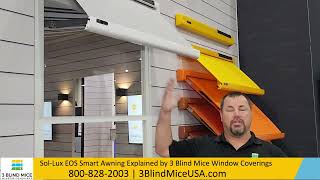 Transform Your Home with Sol-Lux EOS Smart Awnings | 3 Blind Mice Window Coverings