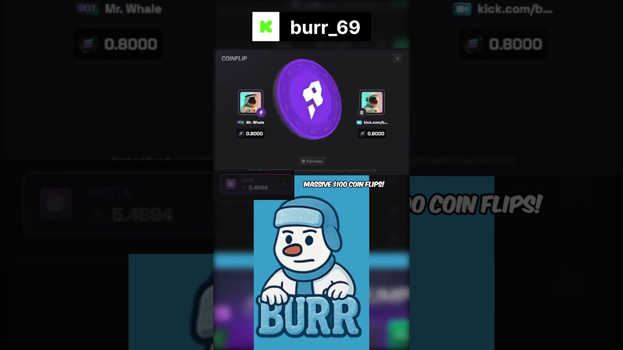 🪙😔We lost some MASSIVE coin flips 😔🪙 || 💥KICK : BURR_69💥
