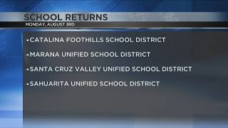 Back to School: Southern Arizona schools return to class