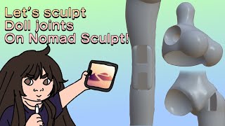 Let’s sculpt bjd joints on nomad sculpt screenshot 4