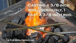Casting 3/8 inch aluminum rod