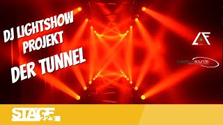 Dj Lightshow Projekt Der Tunnel Backstage Powered By Creativesounds Laserframe