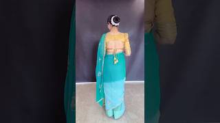 How to manage open pallu. #saree #sareedrape #viralvideo #trending #sareetips #shorts