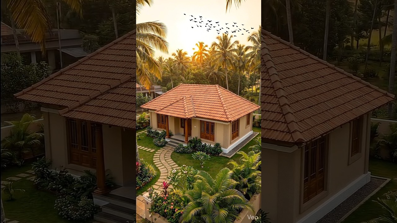 Kerala Traditional House Built Step-by-Step | AI Construction Video 🏠