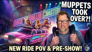 NEW Rock 'n' Roller Coaster Starring The Muppets FULL POV & Pre Show!