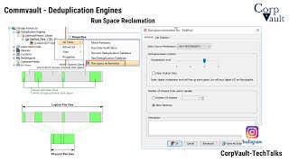 #Commvault - Deduplication Engines (DDB) - Run Space Reclamation (Sparse Files/Drill holes) - Part06
