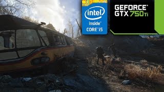 Fallout 4 - 4690K@4.5 / GTX 750 Ti FTW OC - 1080p High Settings