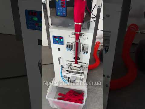 Фасувальний автомат для сипучих продуктів у стік-пакет, відео 1