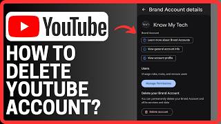 How To Delete YouTube Account On iPhone - Full Guide