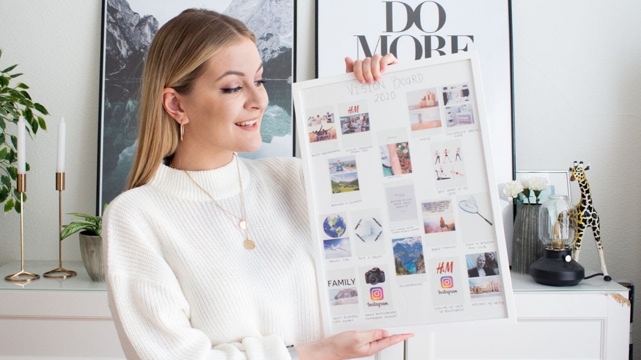 WHAT'S ON MY 2020 VISION BOARD? | MY GOALS + DIY