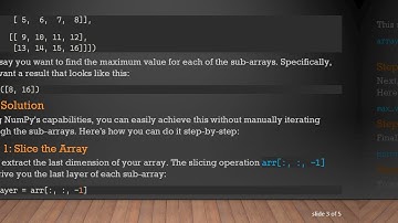 Get the Max Values from Each NumPy Sub-array Efficiently