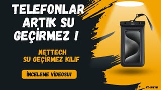 Nettech Nt-N023 Her Telefona Uyumlu, Suya Dayanıklı Şeffaf Kılıf Nt-106761
