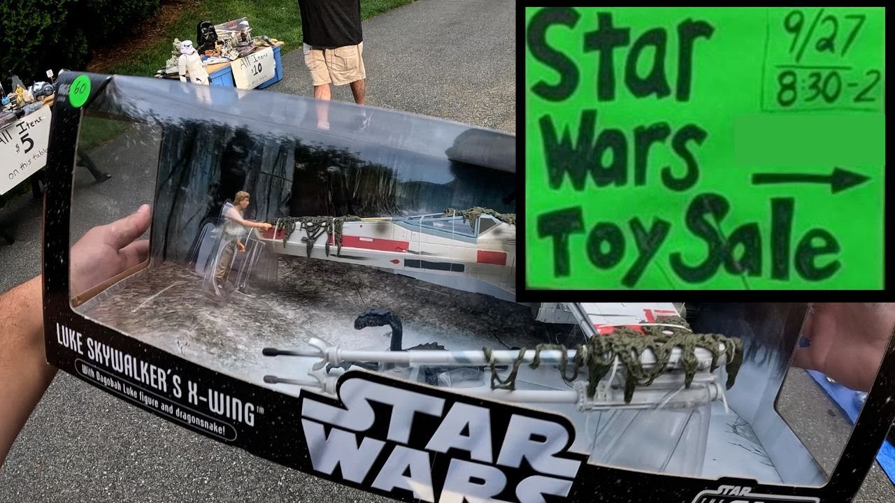 Невероятные сокровища из «Звездных войн» на распродаже во дворе в далеком-далеком-далеком месте!