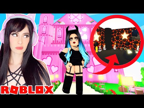 My Evil Twin Destroyed My Pink Sky Castle In Adopt Me... Roblox