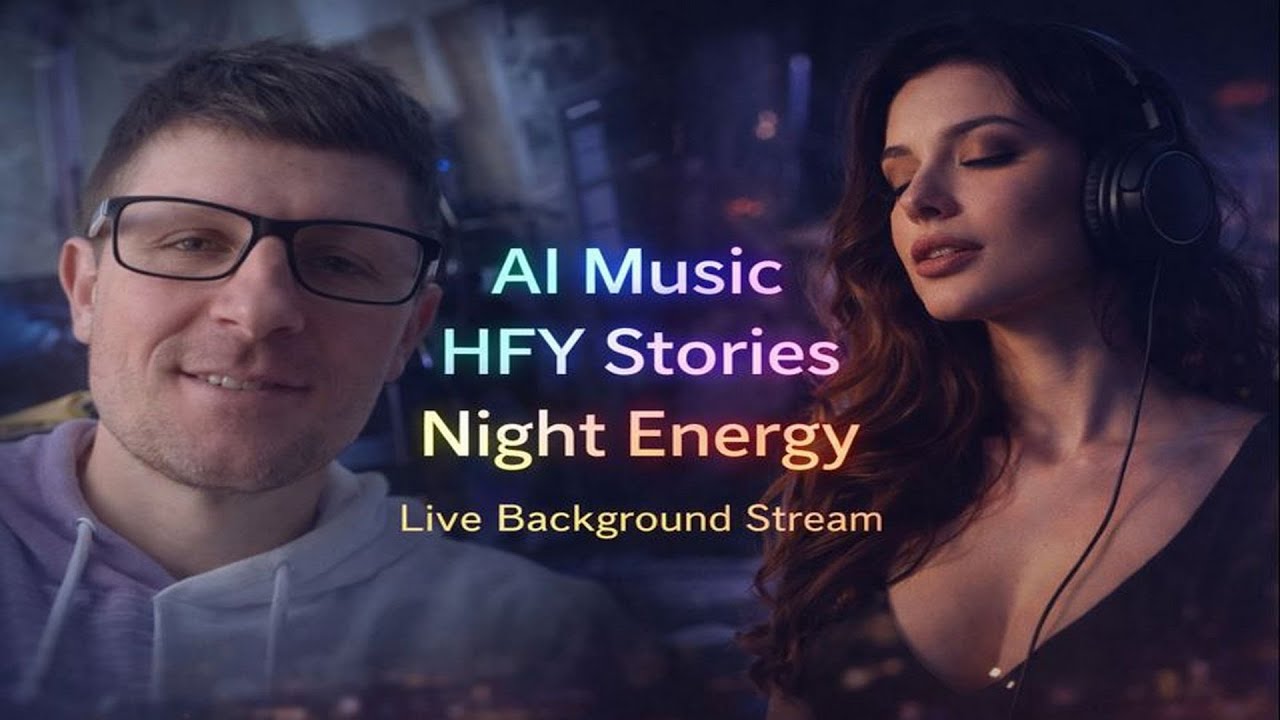 AI Music, HFY Stories & Night Energy — Live Background Stream