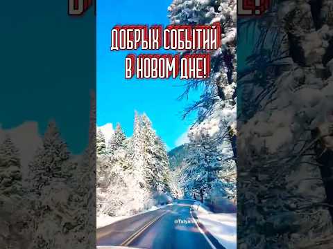 Доброе утро! Муз.Прогноза погоды из Программы Время Испл. В. Антонов, открытка ( 21 декабря).