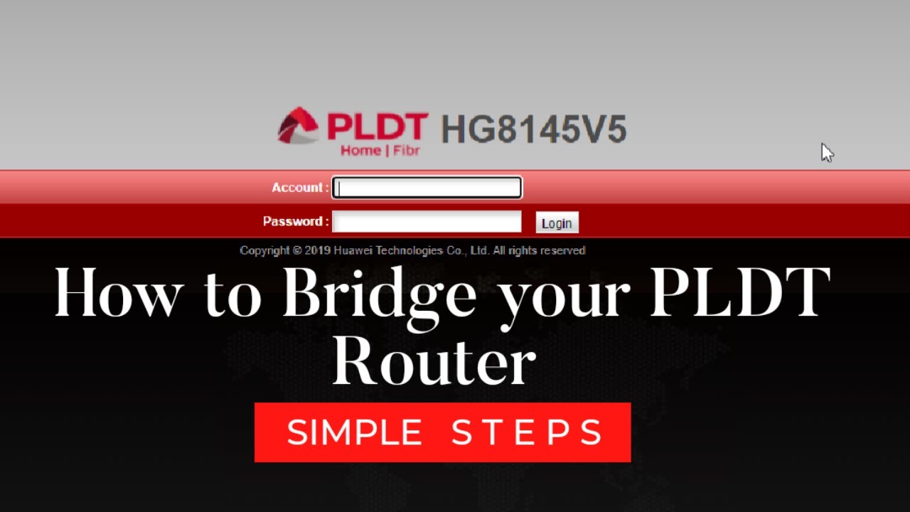 How to Bridge your PLDT Router | huawei echolife HG8145V5 | HOO Basics
